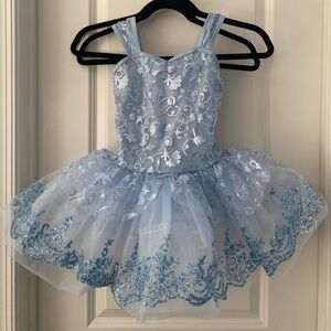 Blue ballet costume